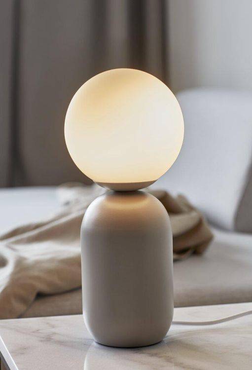 Nordlux Notti Table Lamp Gray - Comet Lighting