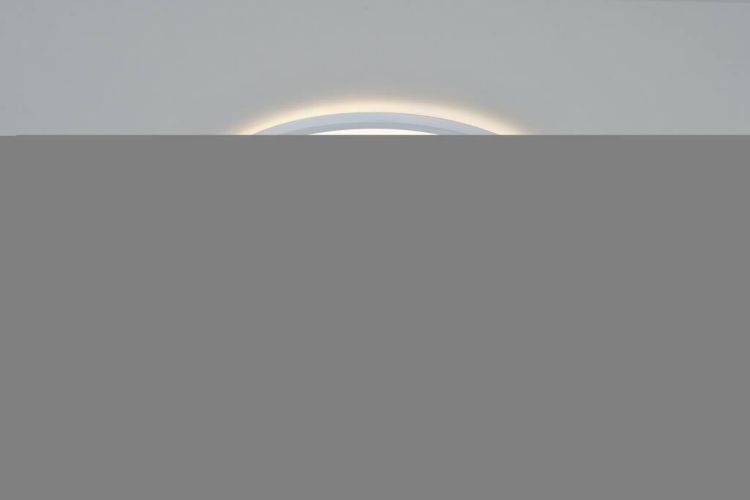 Nordlux Oja 42 IP54 2700K Flush Ceiling Light White w/ Sensor - Comet Lighting