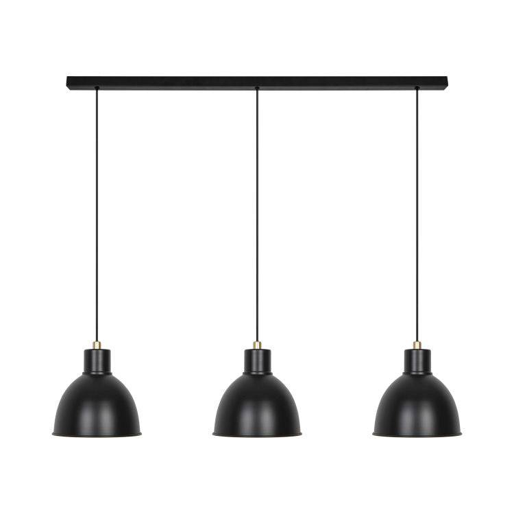 Nordlux Pop 3 Pendant Matt black - Comet Lighting