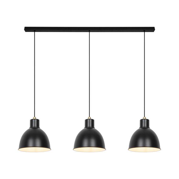 Nordlux Pop 3 Pendant Matt black - Comet Lighting