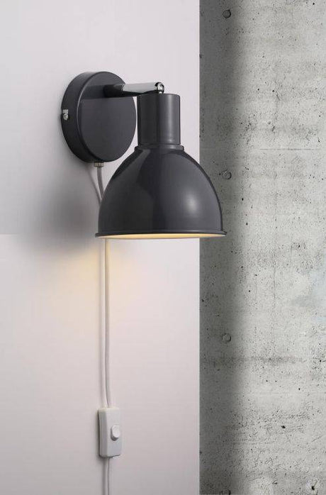 Nordlux Pop Wall Light Anthracite - Comet Lighting
