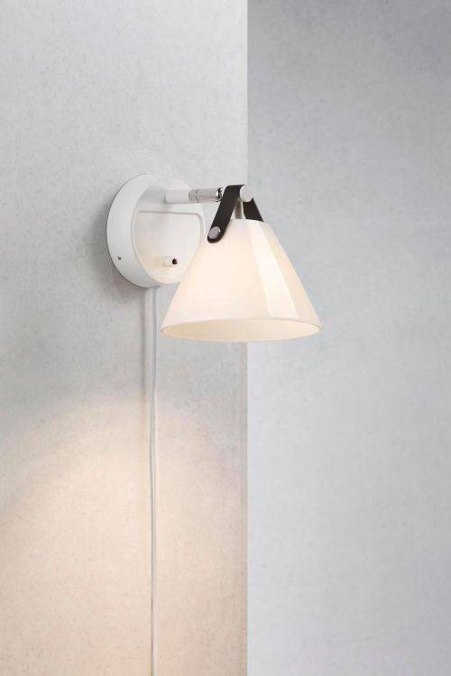 Nordlux Strap Wall Light White - Comet Lighting