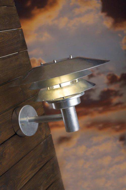 Nordlux Venø Outdoor Wall Light Galvanized - Comet Lighting