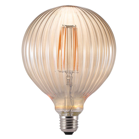 Deco E27 | G125 Avra | 2200 Kelvin | 200 Lumen | Light Bulb | Amber - Comet Lighting