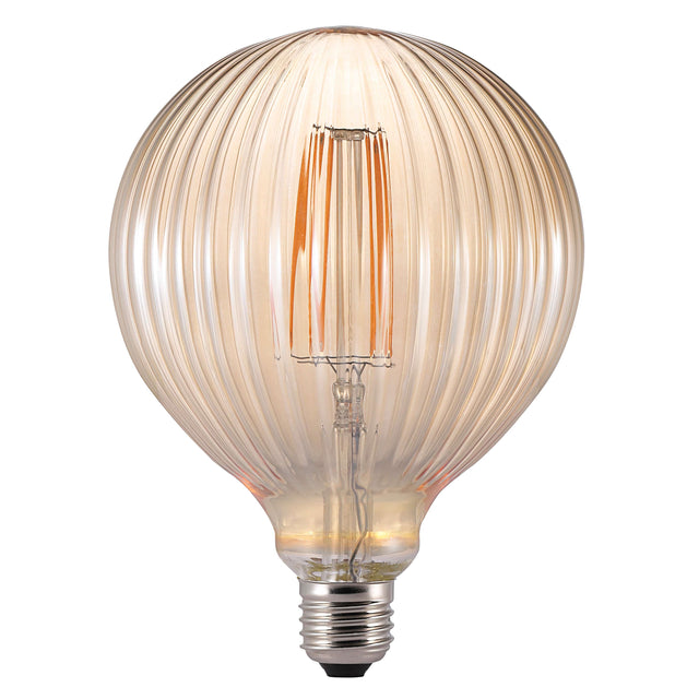 Deco E27 | G125 Avra | 2200 Kelvin | 200 Lumen | Light Bulb | Amber - Comet Lighting