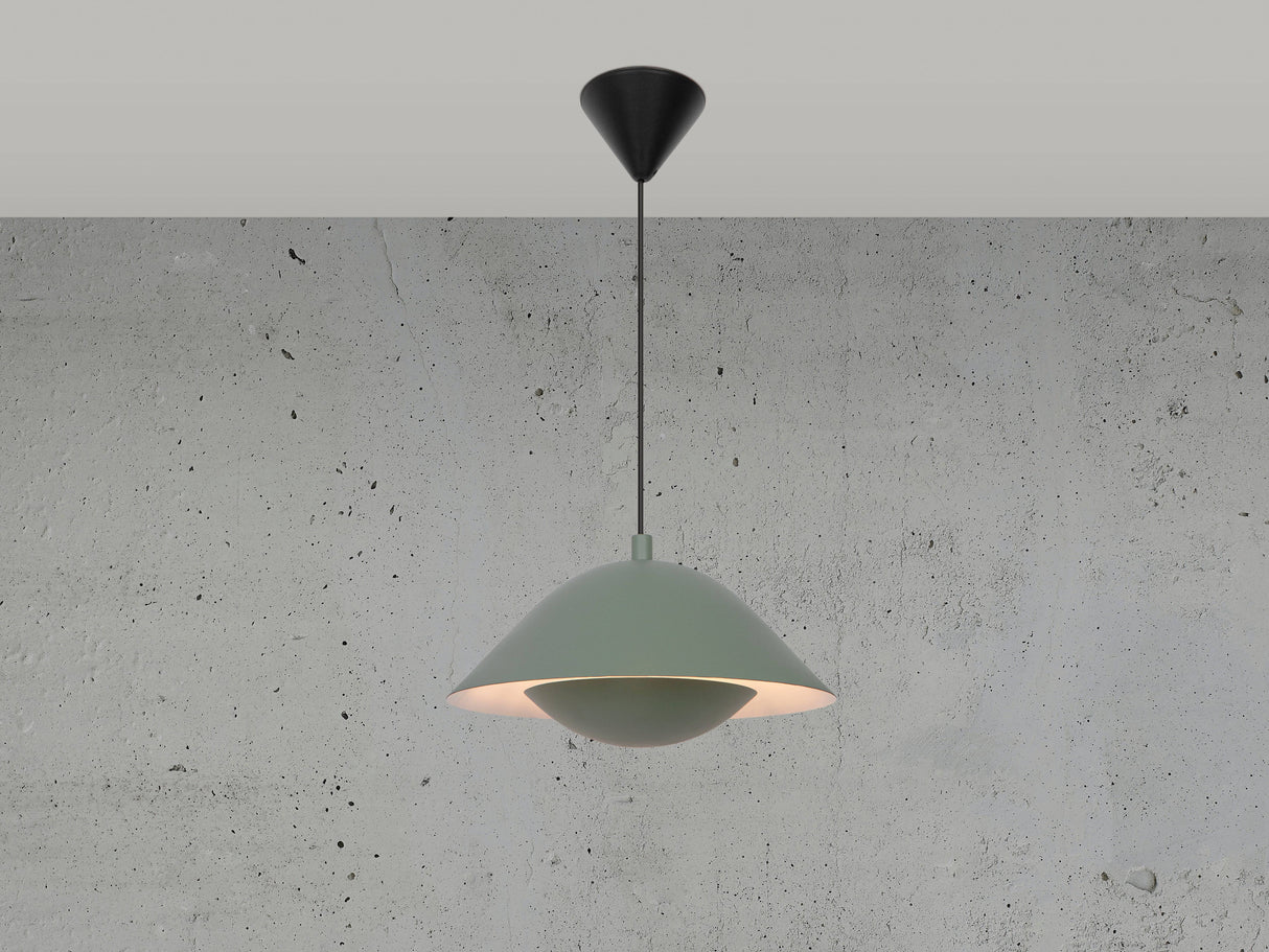 Freya 35 | Pendant | Dusty green - Comet Lighting
