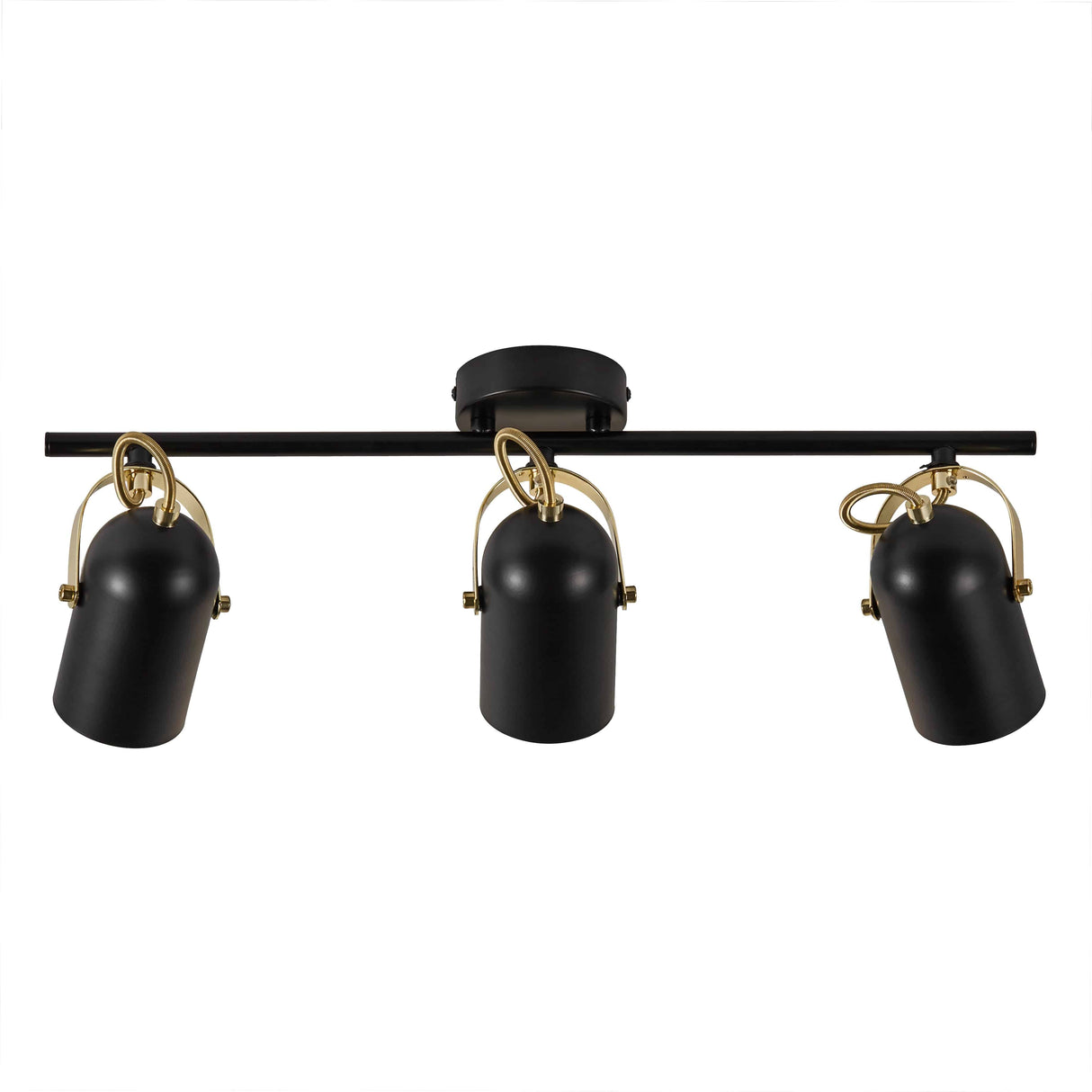 Lotus 3-Spot | Spot Light | Black/Brass - Comet Lighting
