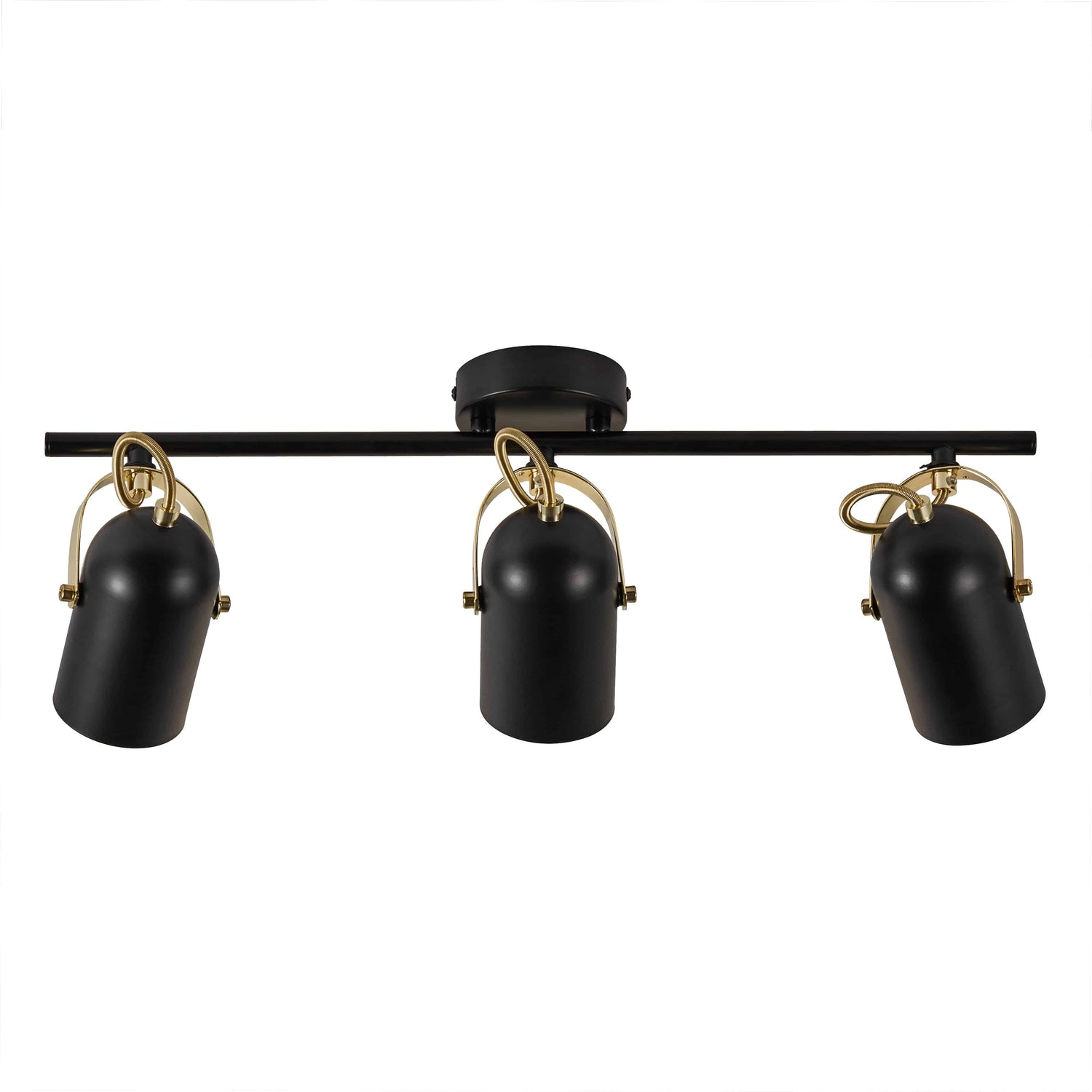 Lotus 3-Spot | Spot Light | Black/Brass - Comet Lighting