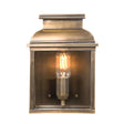 Old Bailey Outdoor Wall Lantern Brass - Comet Lighting