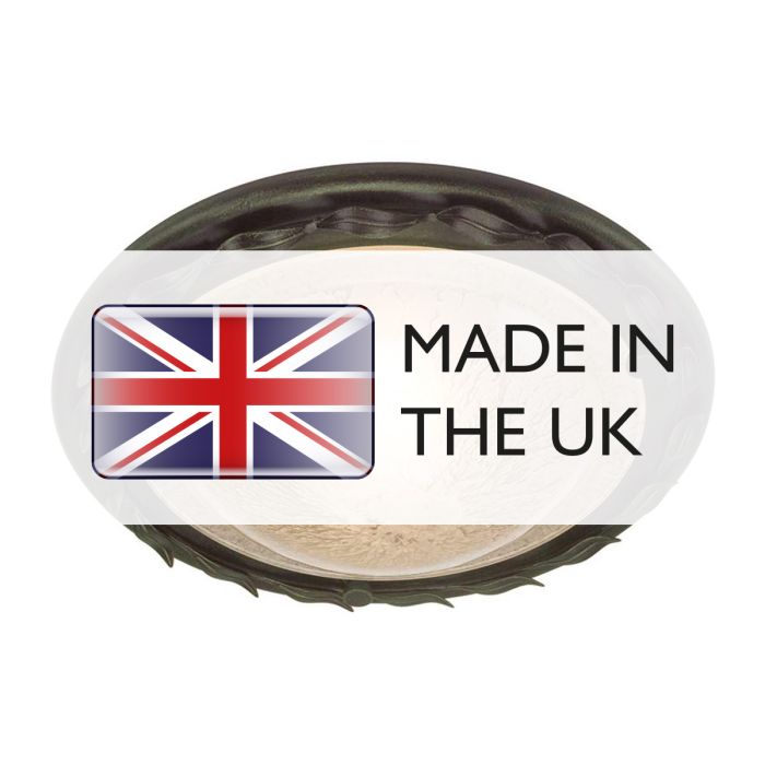 Olivia 1 Light Flush - Black/Gold - Comet Lighting