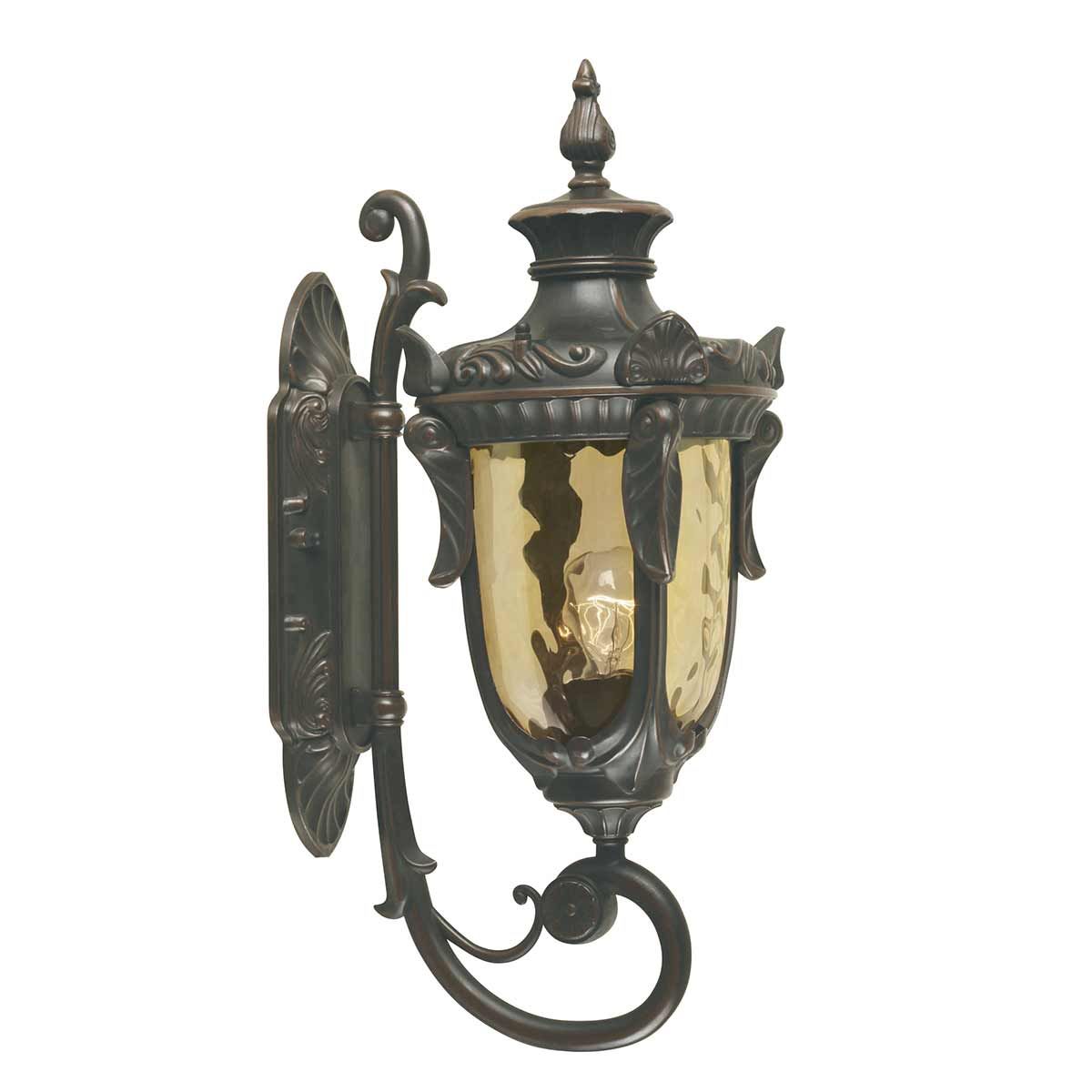 Philadelphia 1 Light Medium Wall Lantern - Old Bronze - Comet Lighting