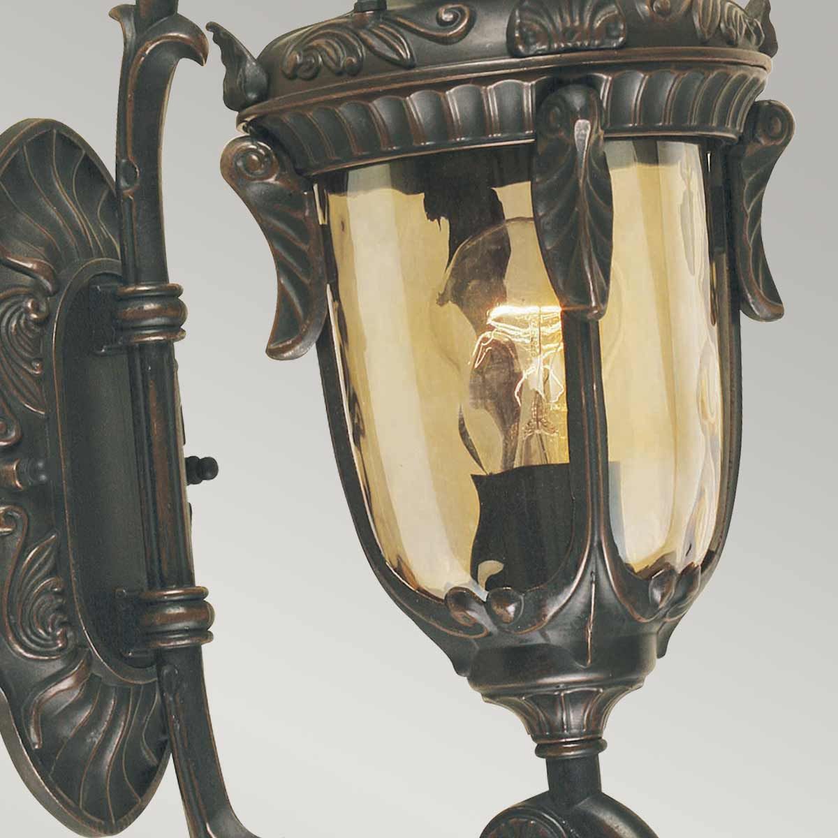 Philadelphia 1 Light Small Wall Lantern - Old Bronze - Comet Lighting