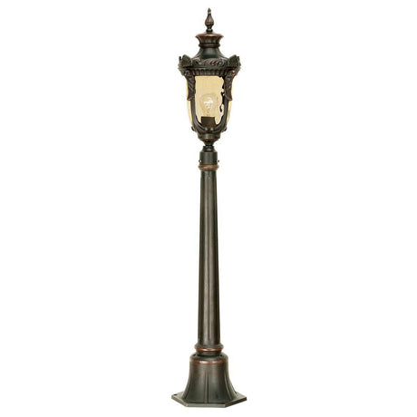 Philadelphia 1 Light Medium Pillar - Old Bronze - Comet Lighting