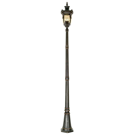 Philadelphia 3 Light Large Lamp Post - Old Bronze - Comet Lighting