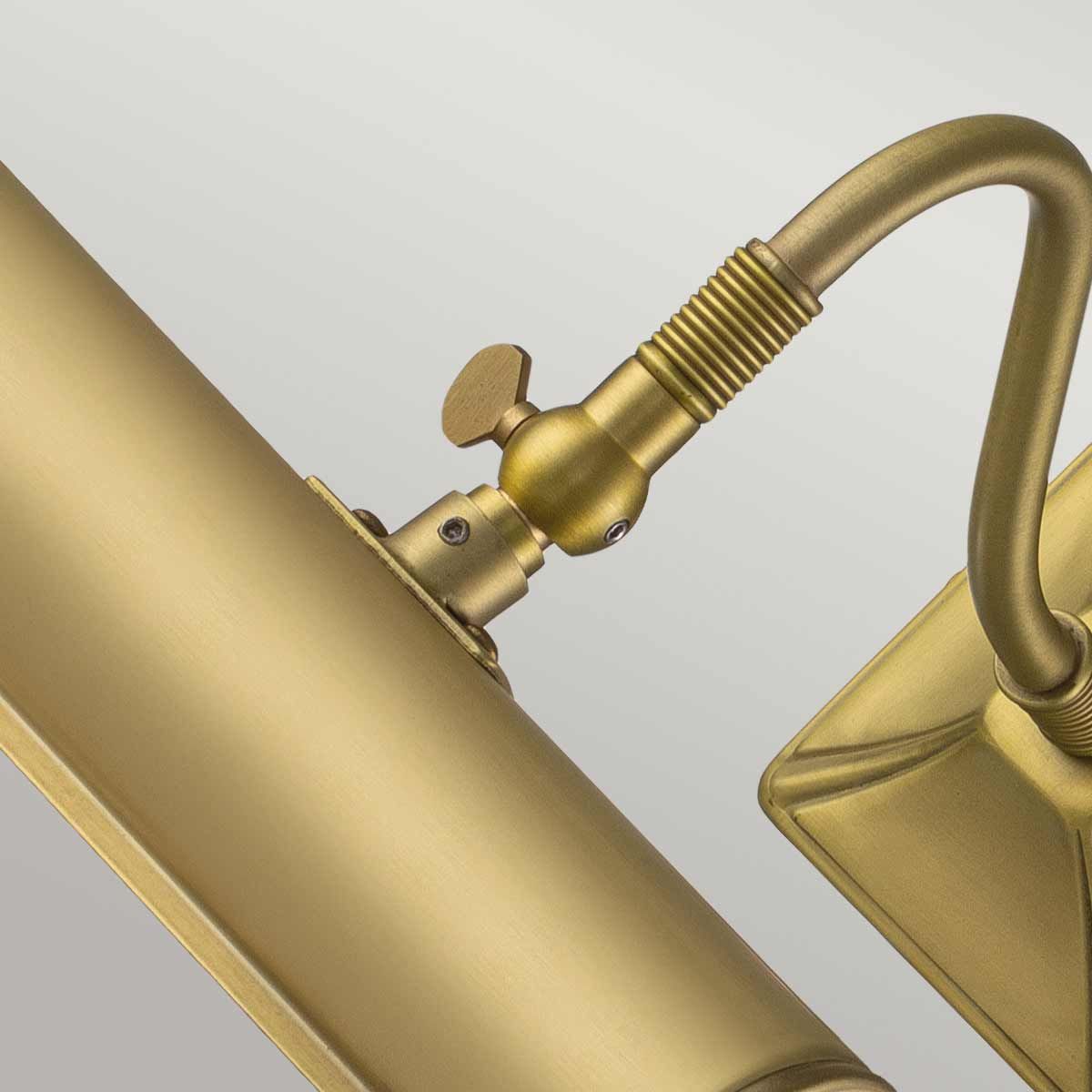 Picture Light 1 Light Small - Brushed Brass - Comet Lighting