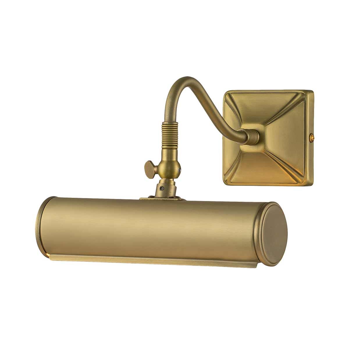 Picture Light 1 Light Small - Brushed Brass - Comet Lighting