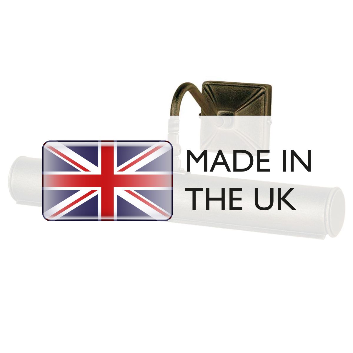 Picture Light 2 Light Large - Black/Gold - Comet Lighting