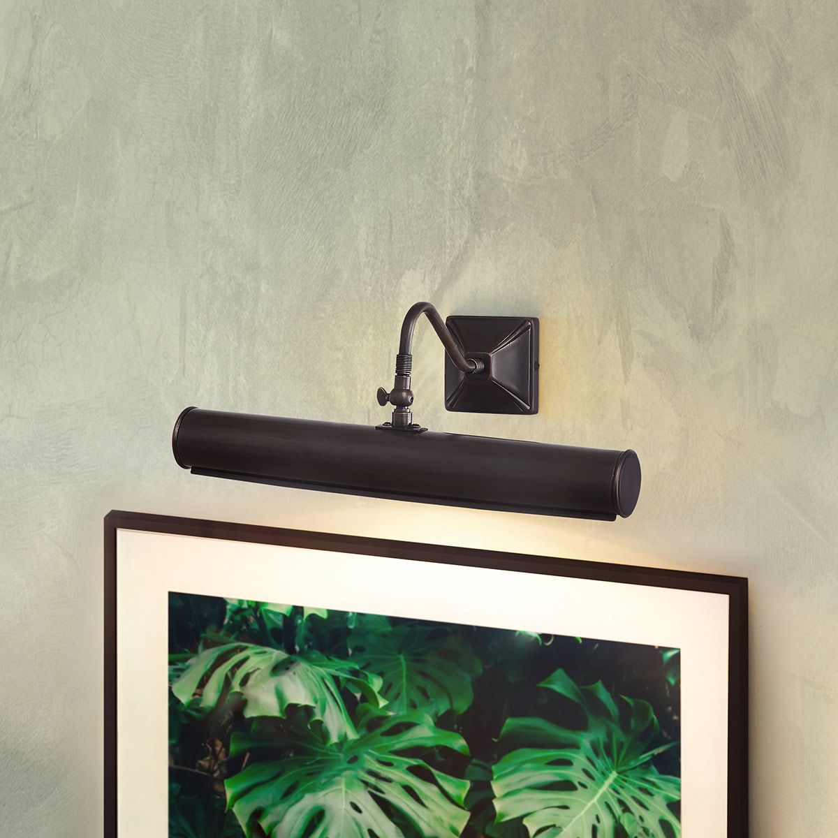 Picture Light 2 Light Large - Dark Bronze - Comet Lighting