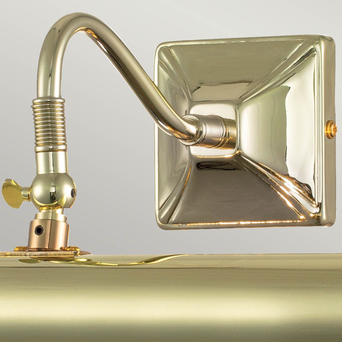 Picture Light 2 Light Large - Polished Brass - Comet Lighting