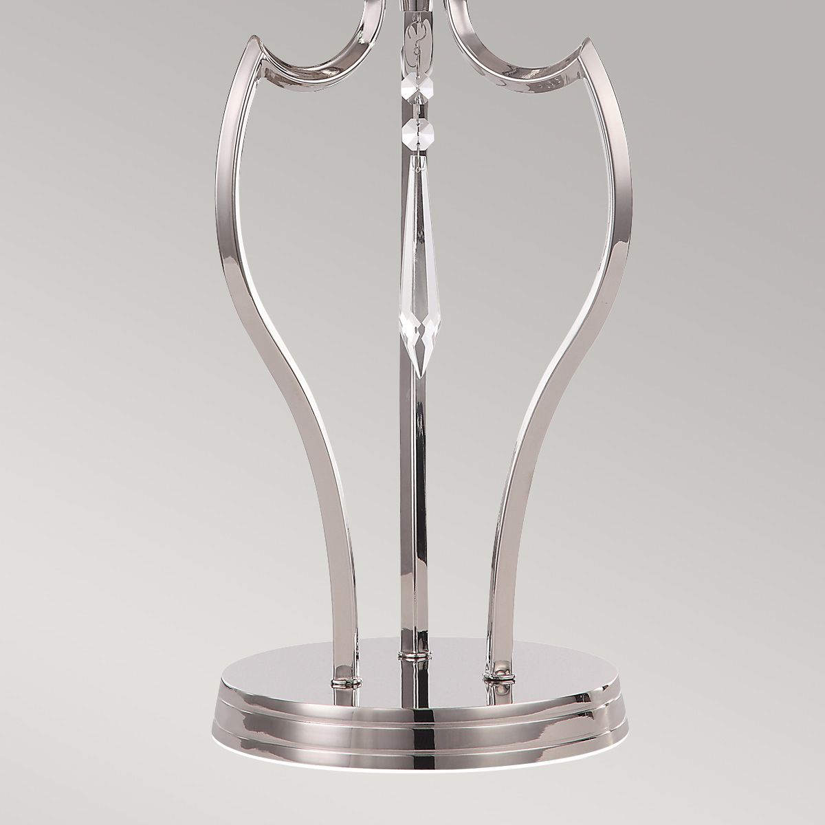 Pimlico 1 Light Table Lamp - Polished Nickel - Comet Lighting