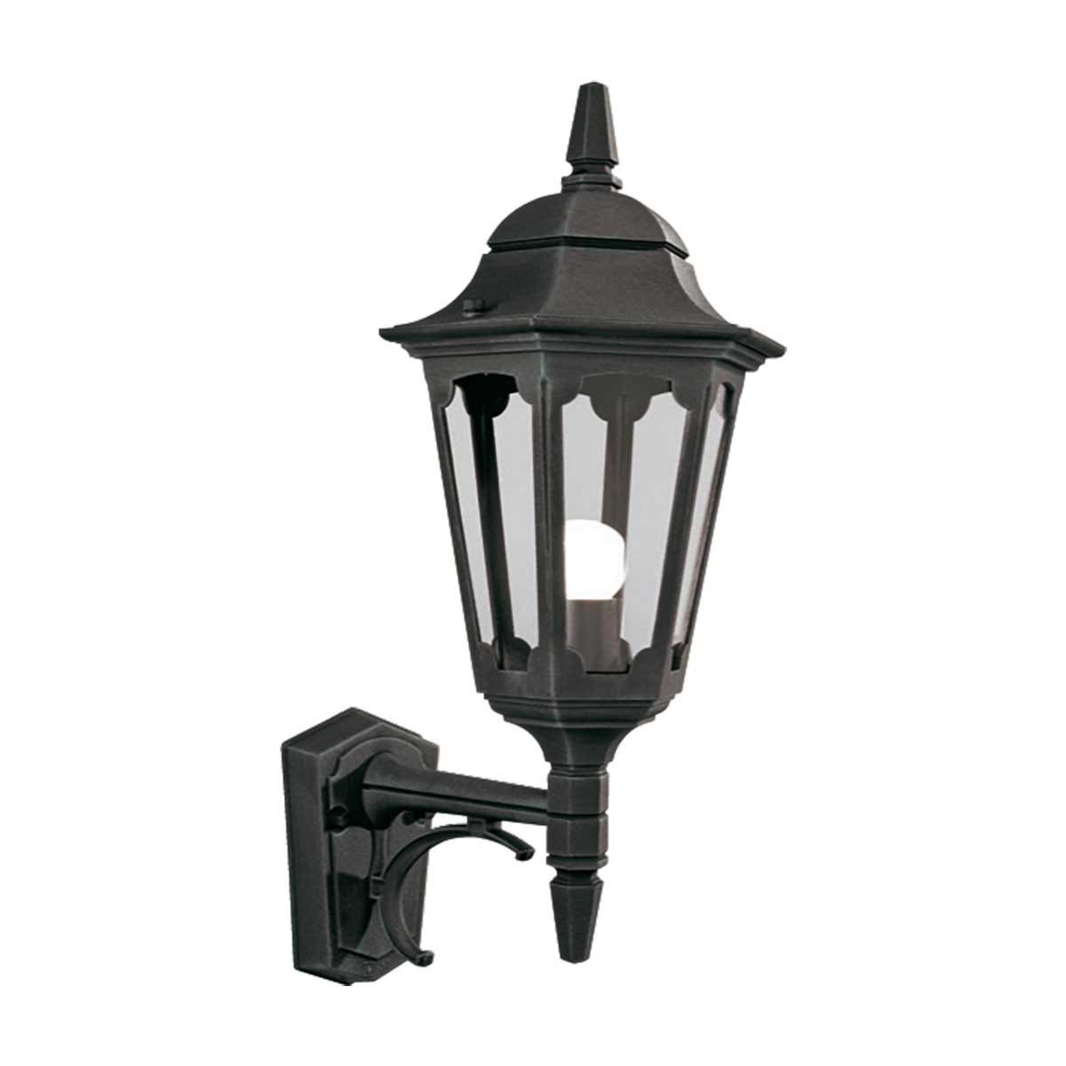 Parish 1 Light Up Wall Lantern - Comet Lighting