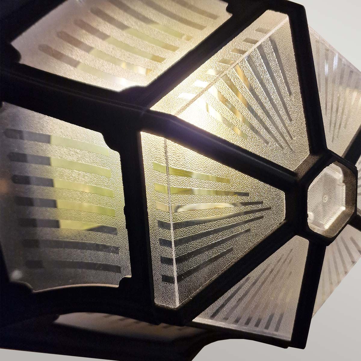 Parish 1 Light Ceiling Flush Lantern - Comet Lighting