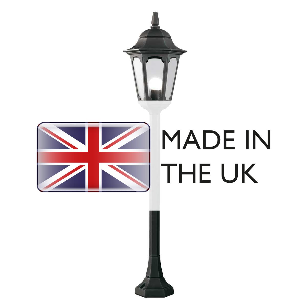 Parish 1 Light Pillar Lantern - Comet Lighting