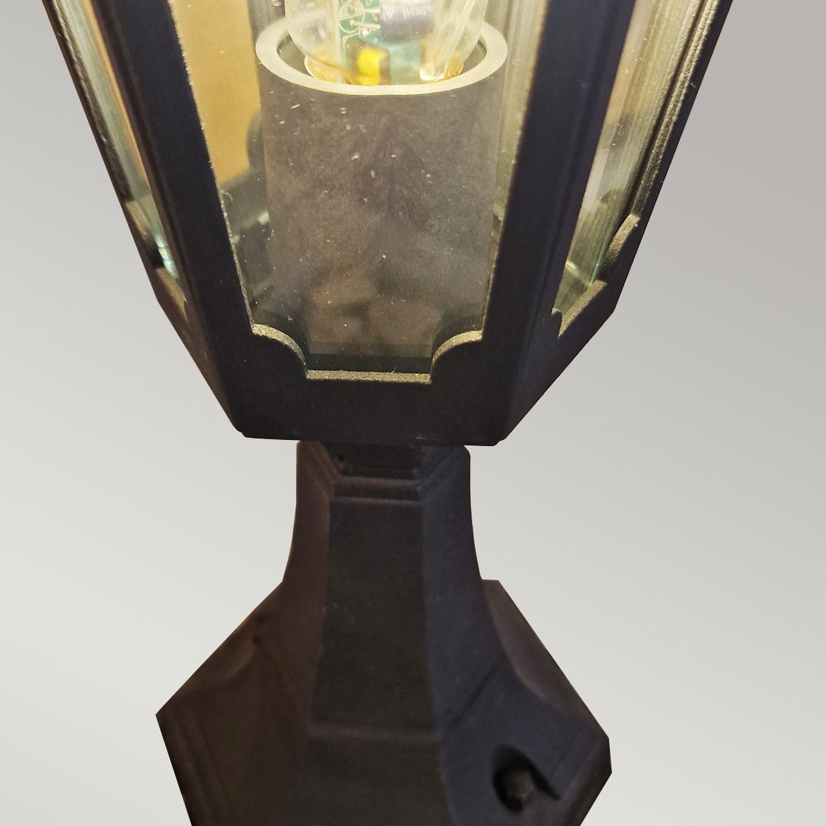 Parish Mini 1 Light Pedestal Lantern - Comet Lighting