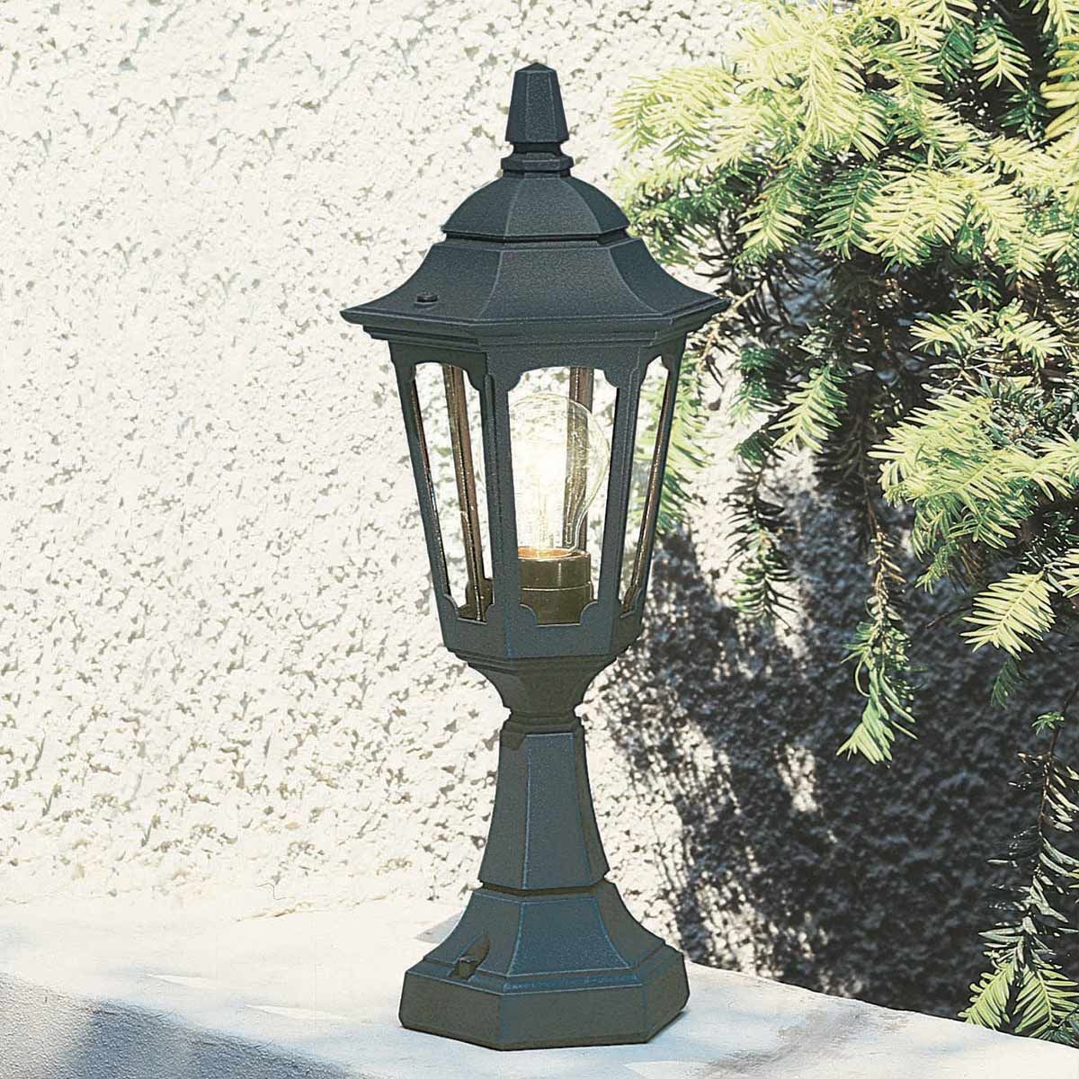 Parish Mini 1 Light Pedestal Lantern - Comet Lighting