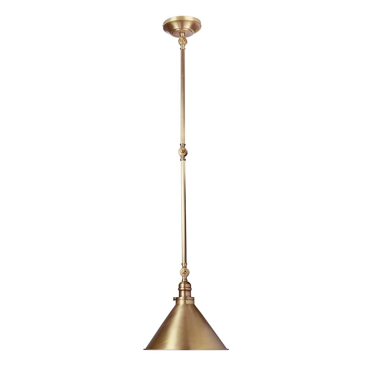 Provence 1 Light Wall Light/Pendant - Aged Brass