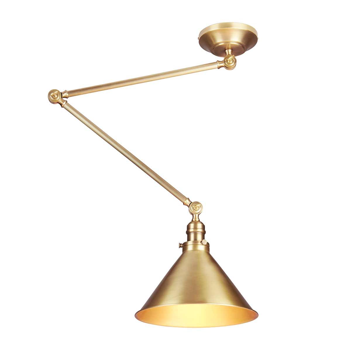 Provence 1-Light Wall Light/Pendant Ceiling Light Aged Brass - Comet Lighting