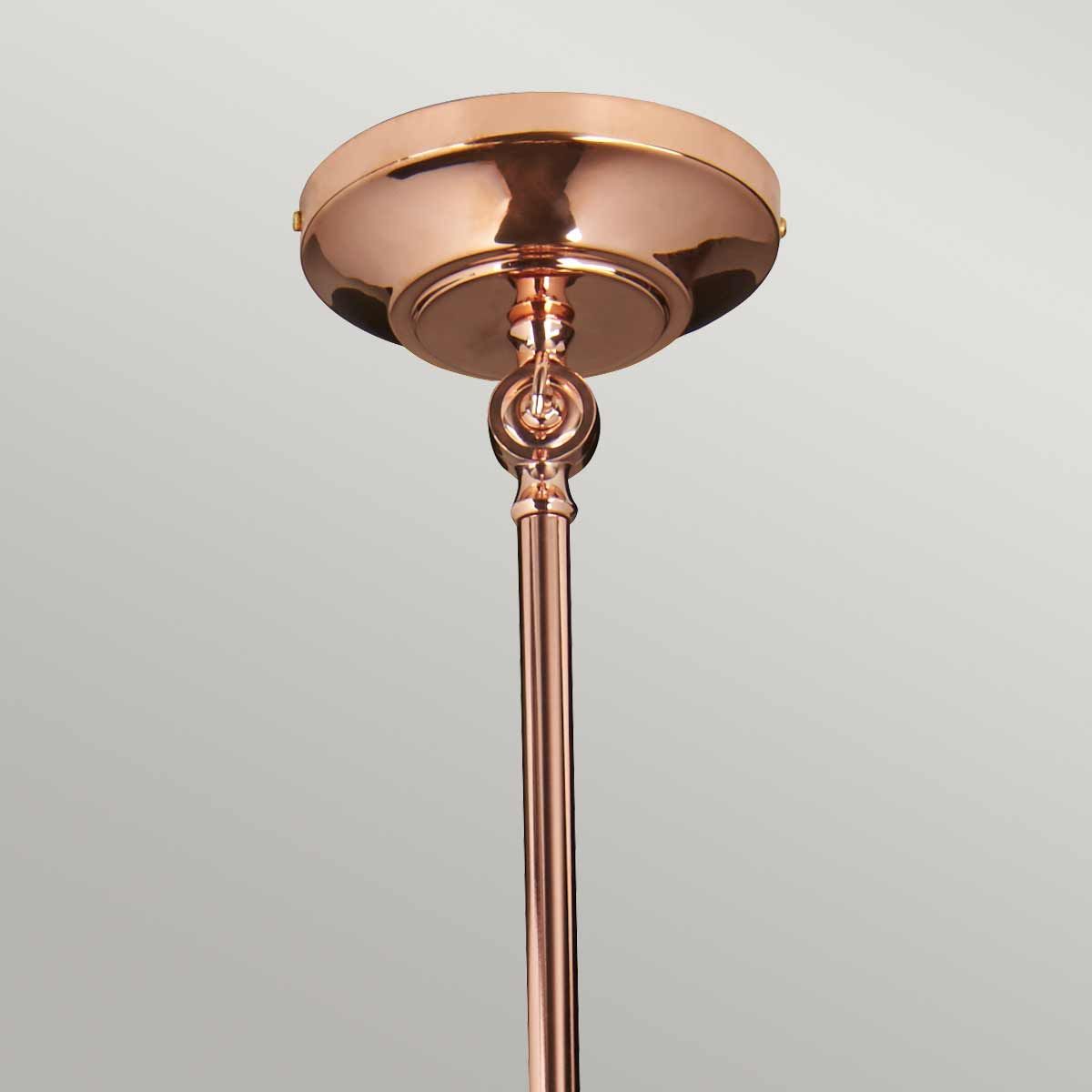 Provence 1 Light Wall Light/Pendant - Polished Copper