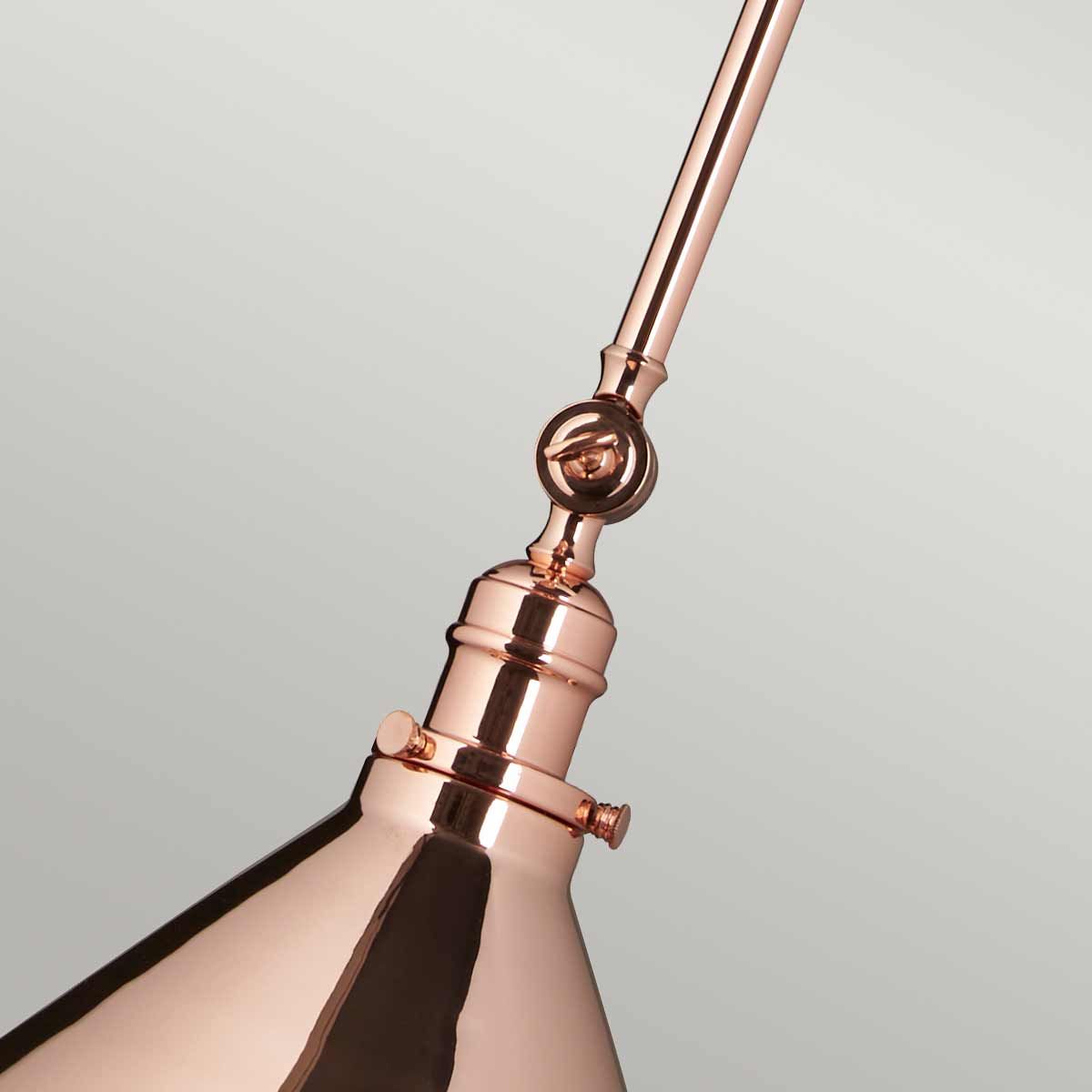 Provence 1 Light Wall Light/Pendant - Polished Copper