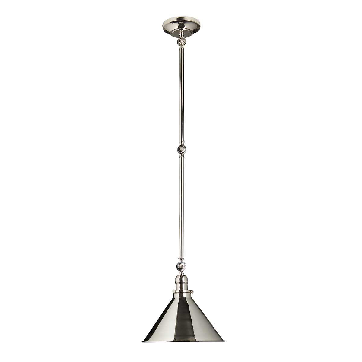 Provence 1 Light Wall Light/Pendant - Polished Nickel - Comet Lighting