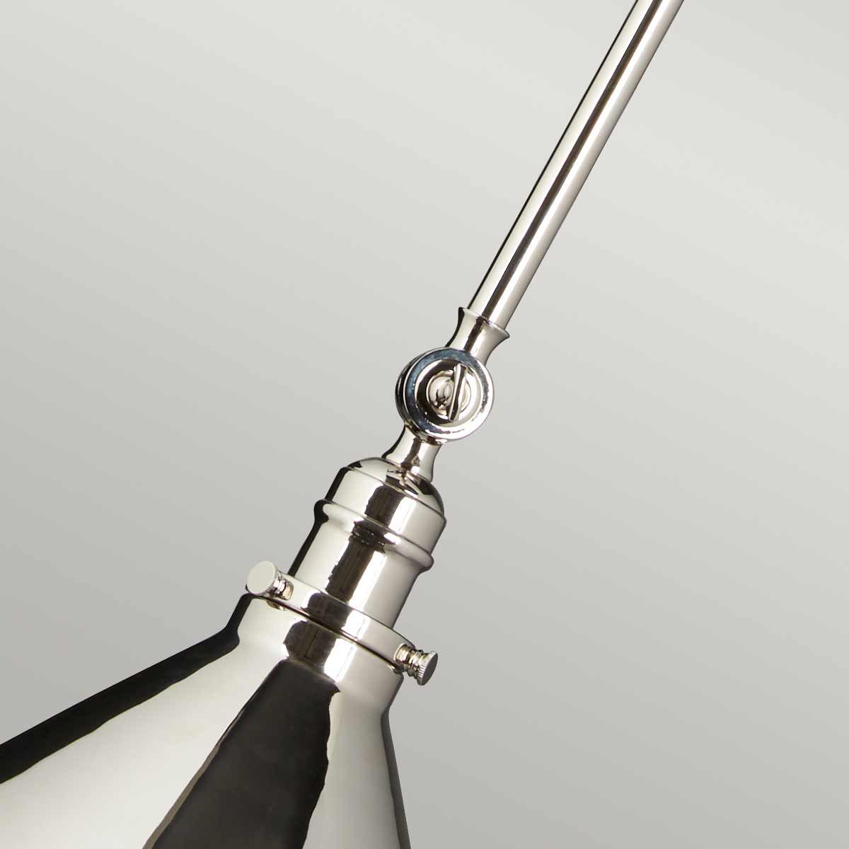 Provence 1 Light Wall Light/Pendant - Polished Nickel - Comet Lighting