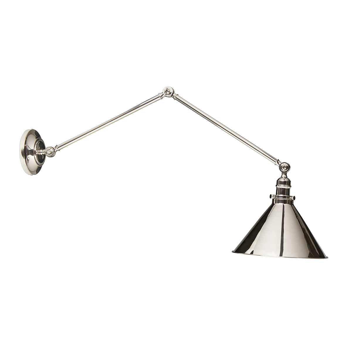 Provence 1 Light Wall Light/Pendant - Polished Nickel - Comet Lighting