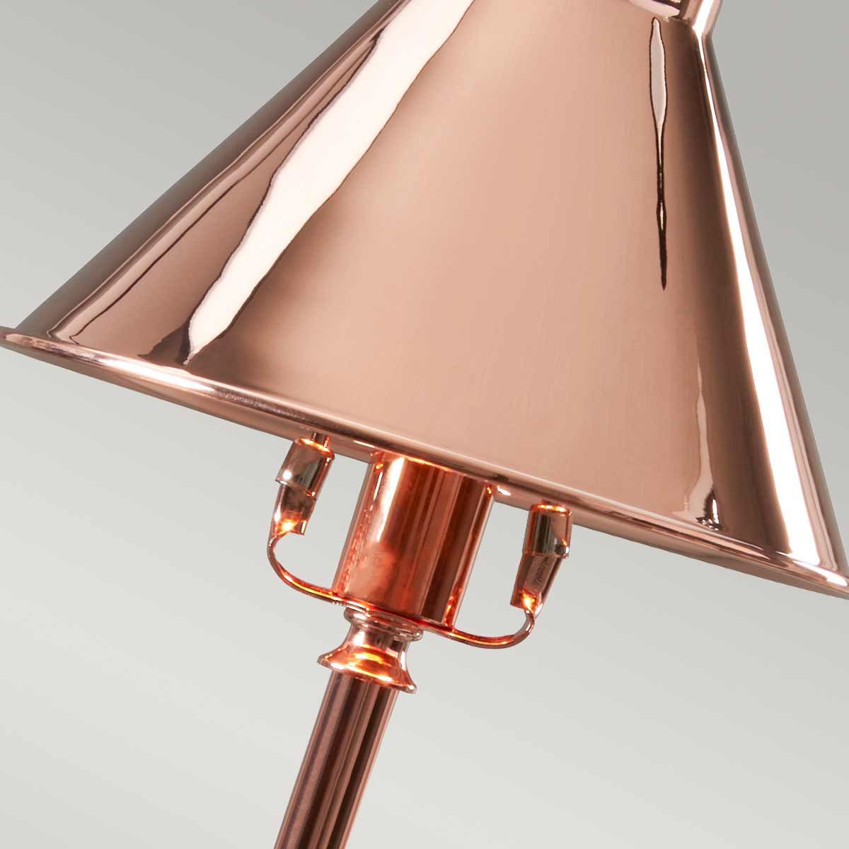 Provence 1 Light Stick Lamp - Polished Copper - Comet Lighting