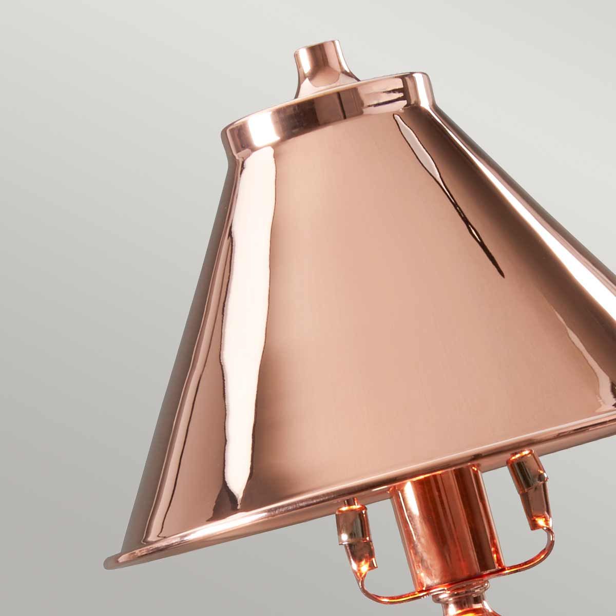 Provence 1 Light Stick Lamp - Polished Copper - Comet Lighting