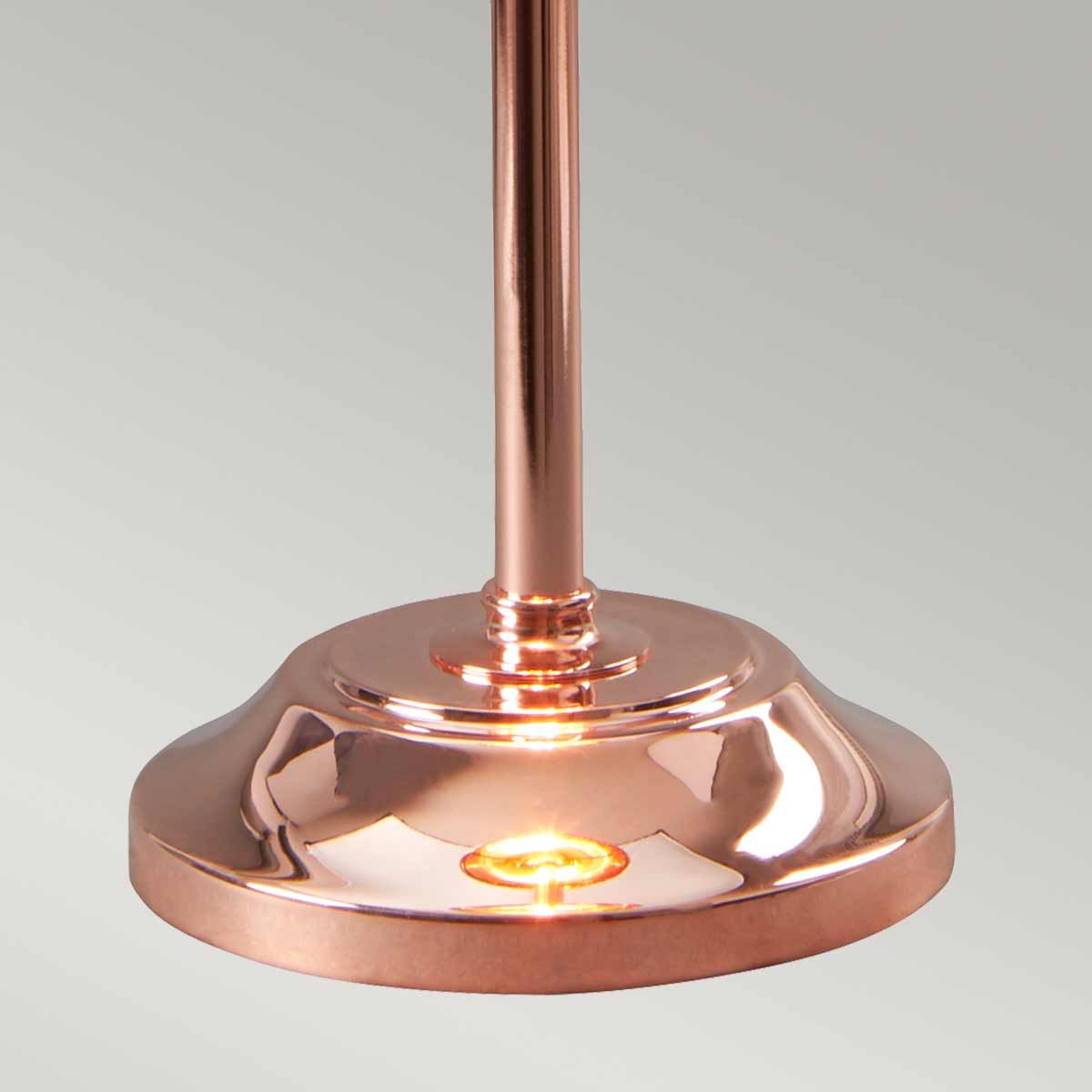 Provence 1 Light Stick Lamp - Polished Copper - Comet Lighting