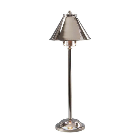 Provence 1 Light Stick Lamp - Polished Nickel - Comet Lighting