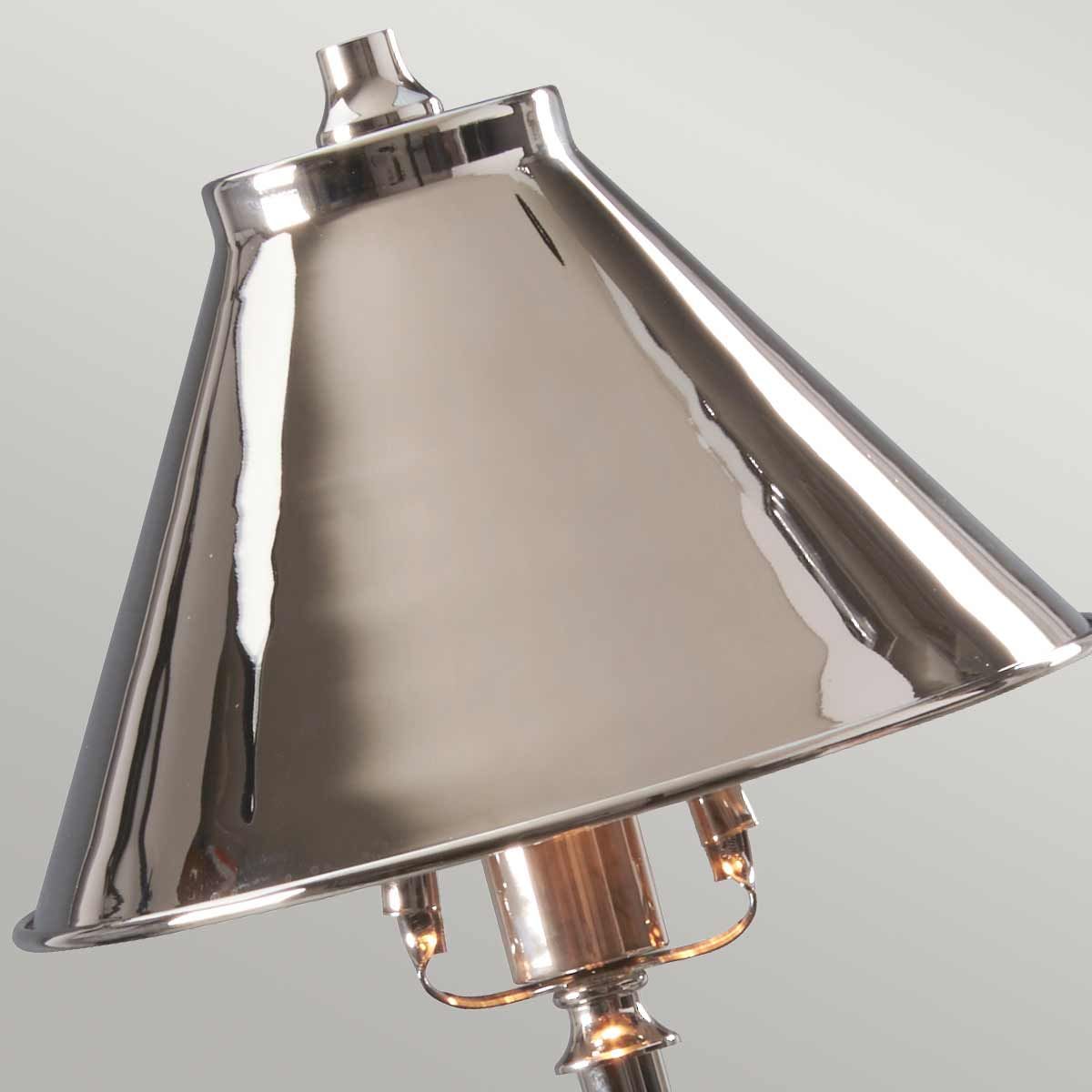 Provence 1 Light Stick Lamp - Polished Nickel - Comet Lighting