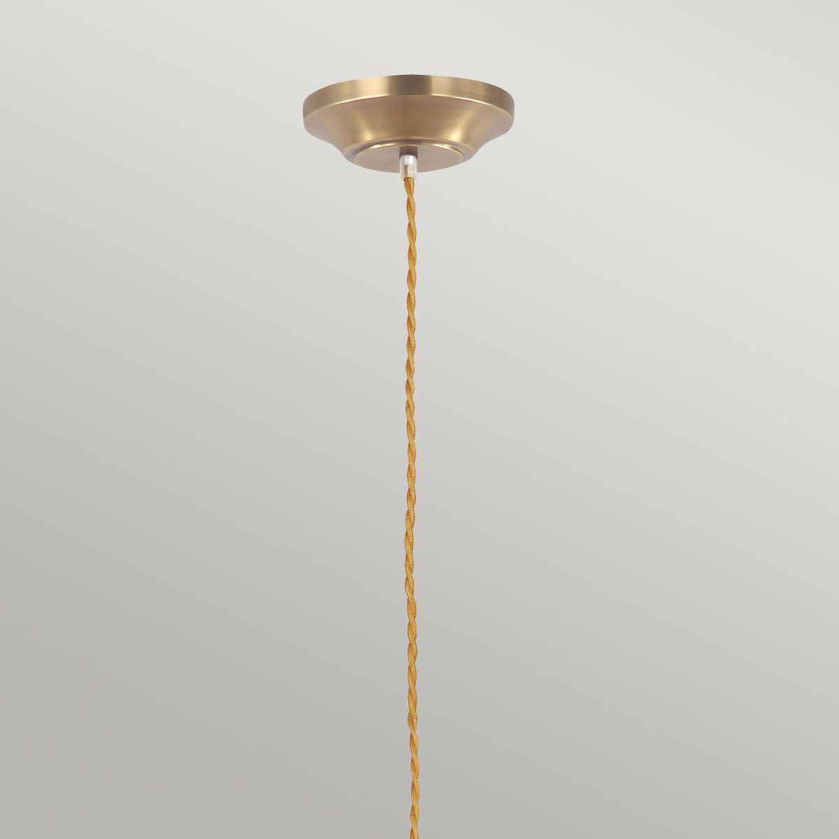 Provence 1 Light Pendant - Aged Brass - Comet Lighting