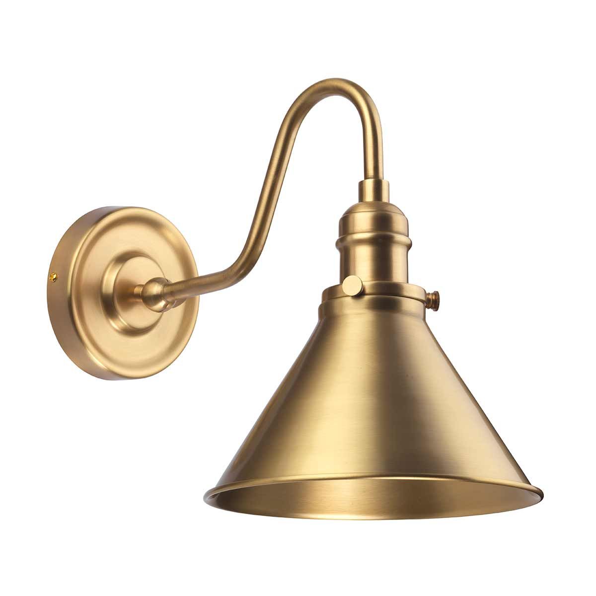 Provence 1 Light Wall Light - Aged Brass - Comet Lighting