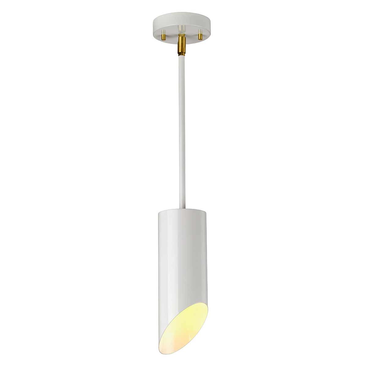 Quinto 1 Light Wall Light - White Aged Brass - Comet Lighting