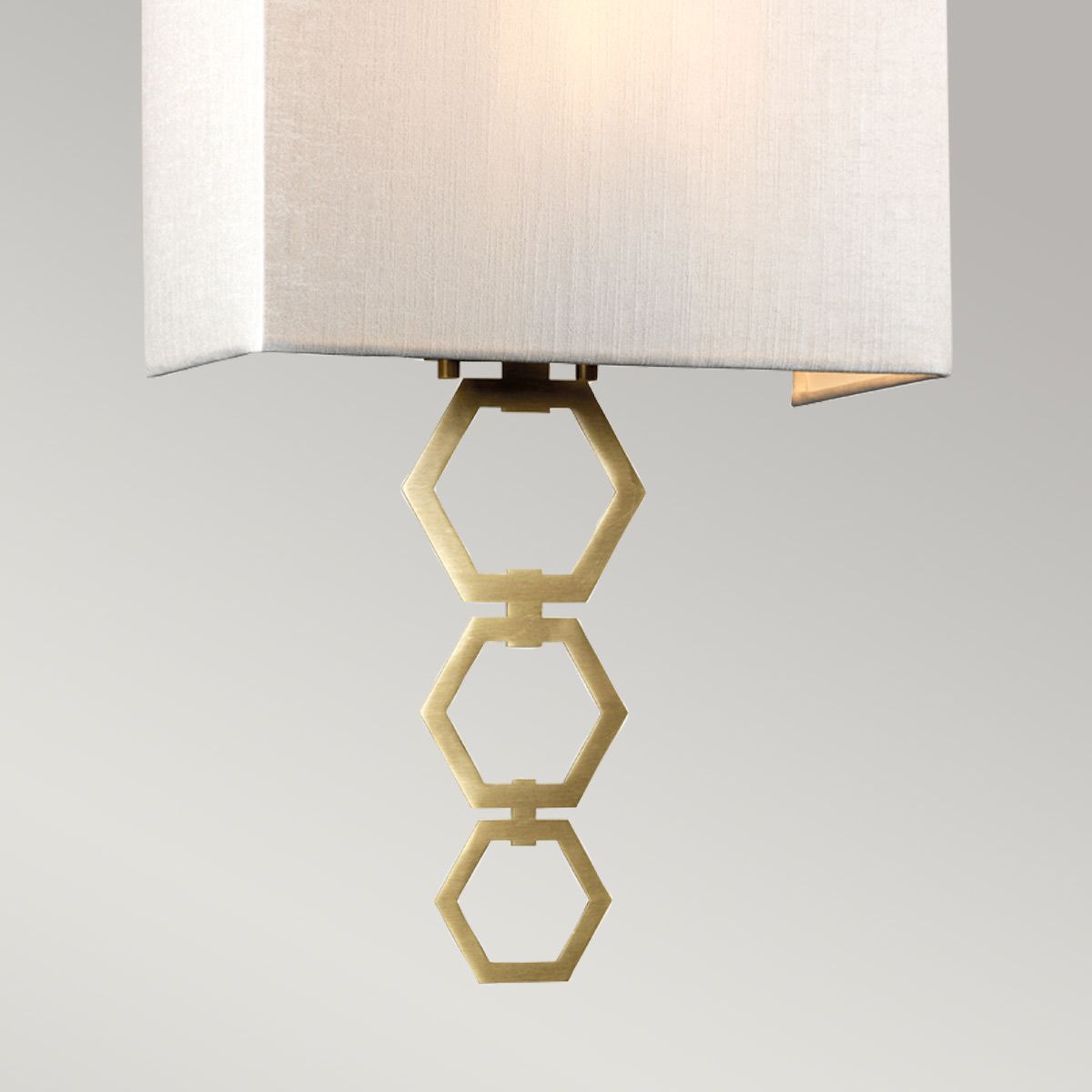 Ria Medium 1 Light Wall Light - Aged Brass - Comet Lighting