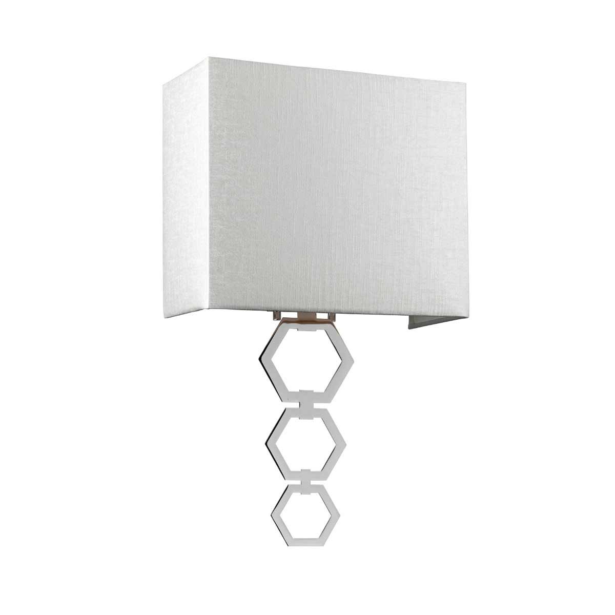 Ria Medium 1 Light Wall Light - Polished Chrome - Comet Lighting