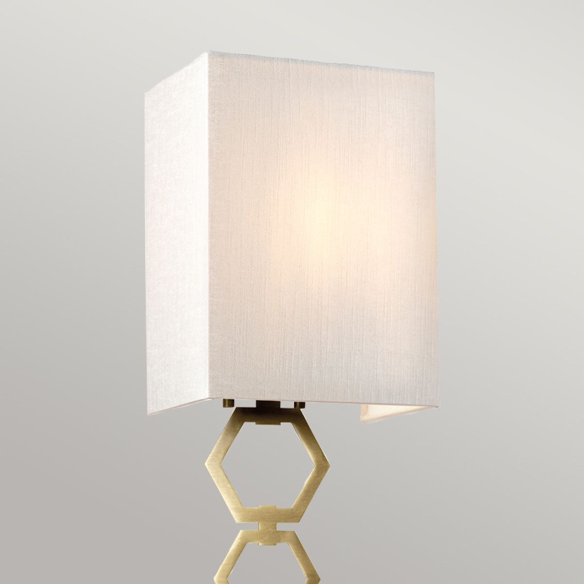Ria Small 1 Light Wall Light - Aged Brass - Comet Lighting