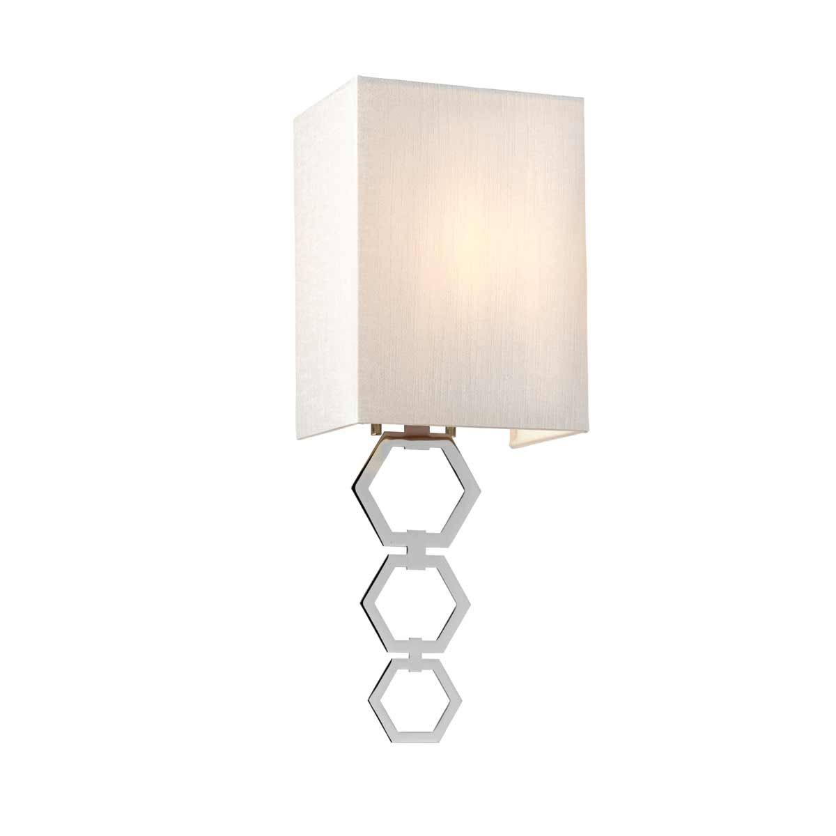 Ria Small 1 Light Wall Light - Polished Chrome - Comet Lighting