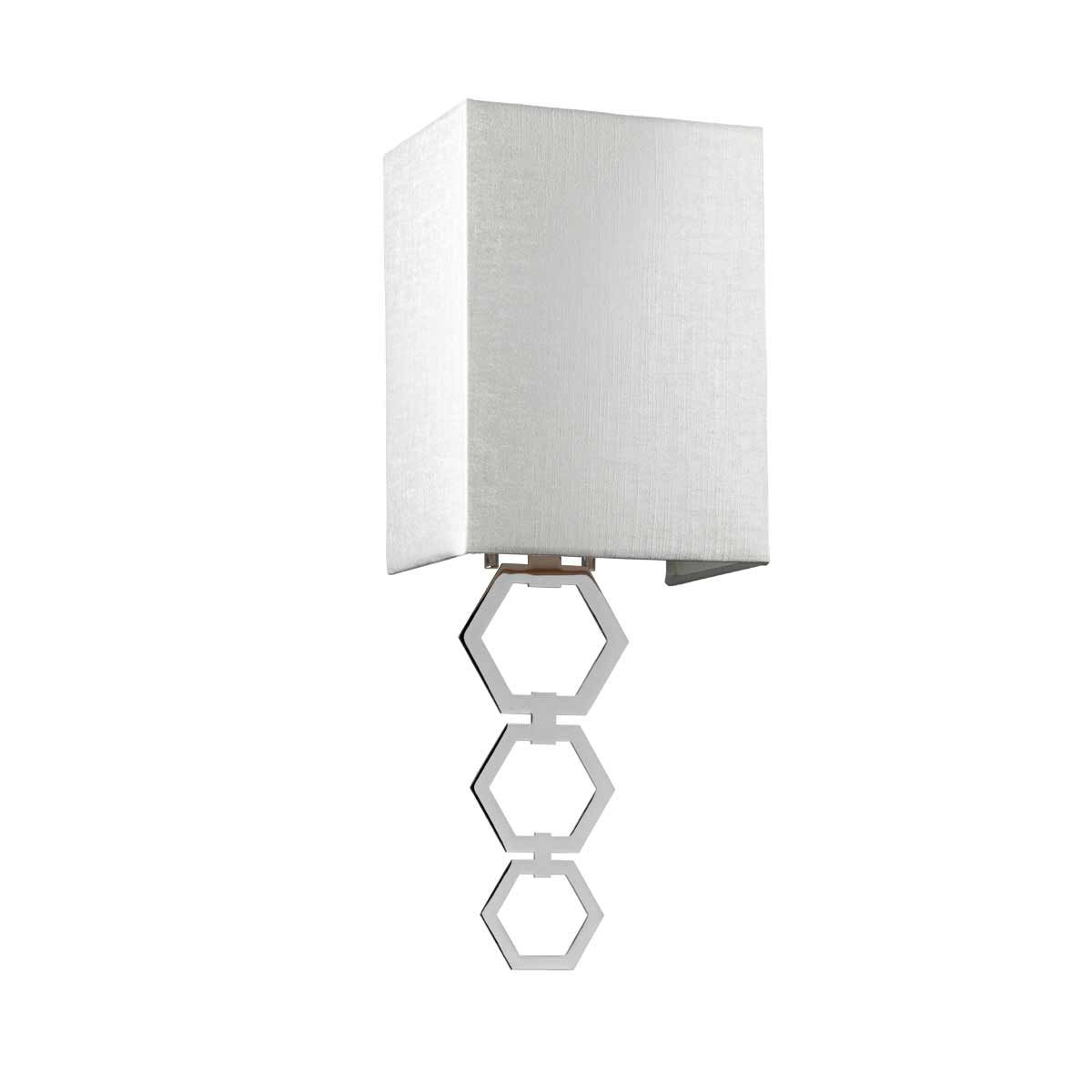 Ria Small 1 Light Wall Light - Polished Chrome - Comet Lighting