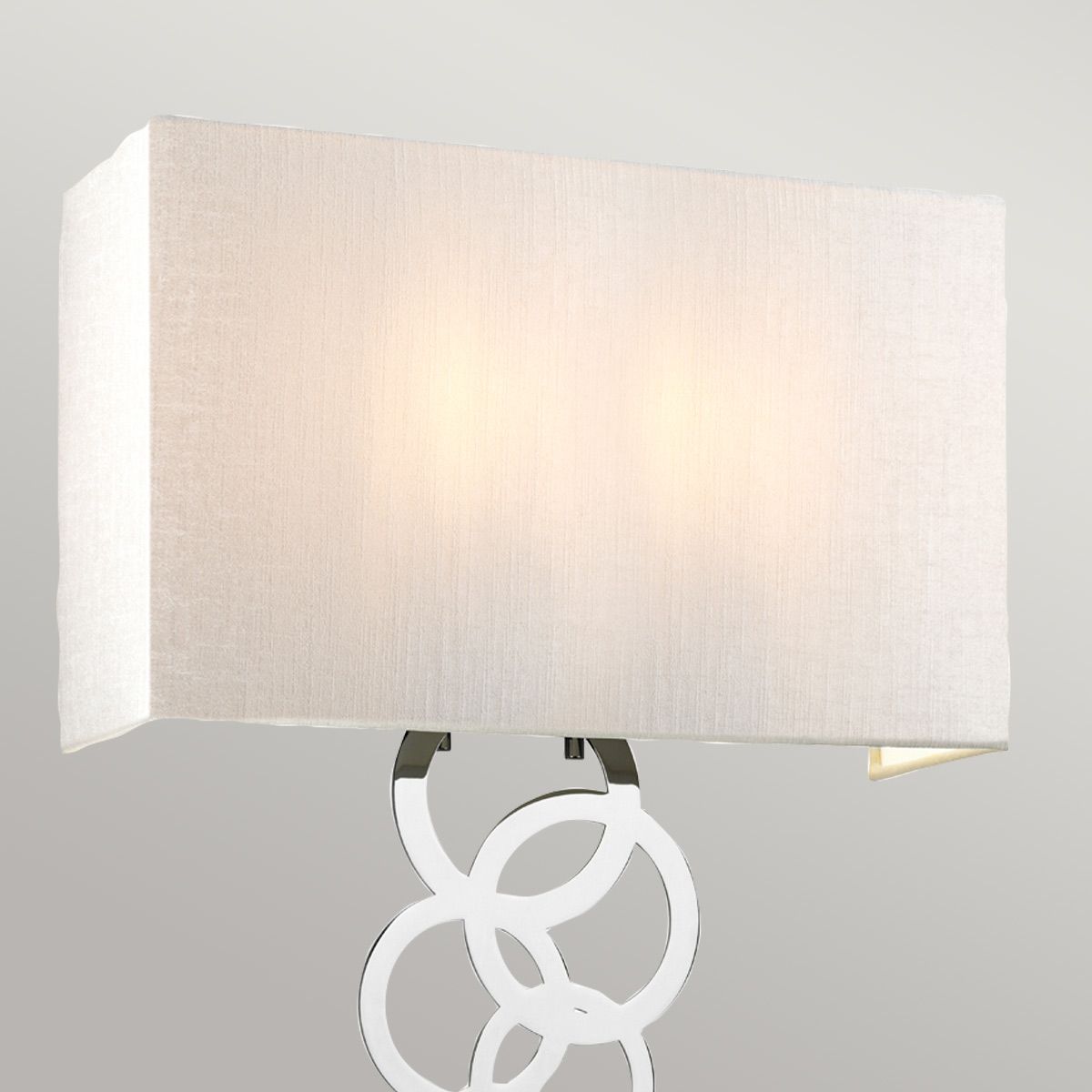 Rosa Large 2 Light Wall Light - Polished Chrome - Comet Lighting